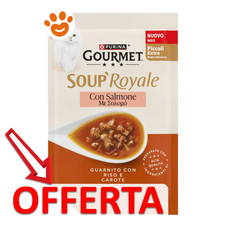 Purina Gourmet Cat Soup Royale Salmone - Image 2