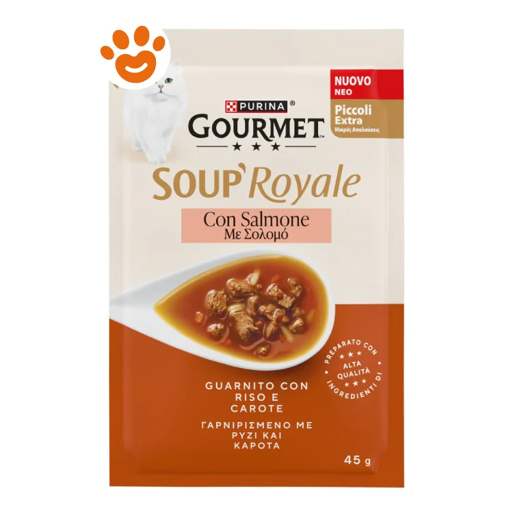 Purina Gourmet Cat Soup Royale Salmone