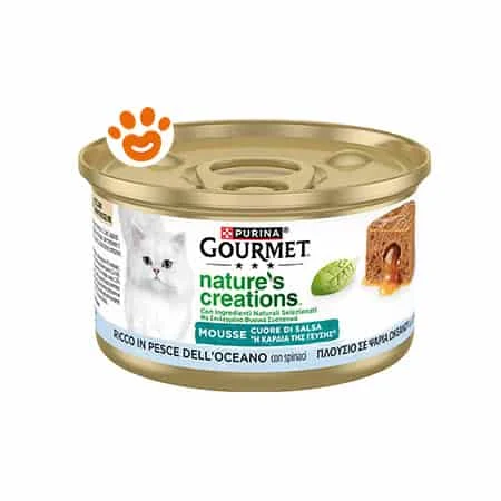 Purina Gourmet Nature’s Creations Mousse Pesce Oceanico e Spinaci
