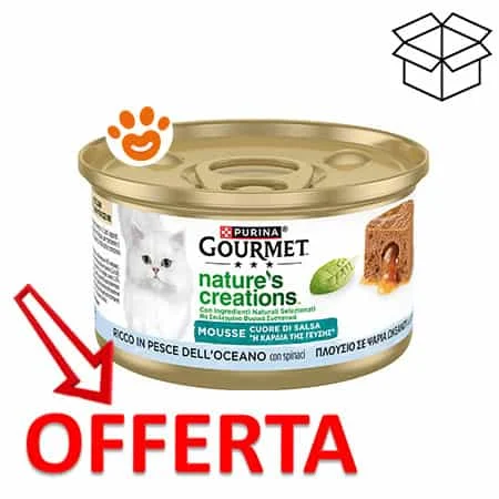 Purina Gourmet Nature’s Creations Mousse Pesce Oceanico e Spinaci - Image 2
