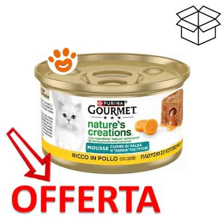 Purina Gourmet Nature’s Creations Mousse Pollo e Carote - Image 2