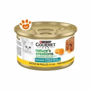 Purina Gourmet Nature’s Creations Mousse Pollo e Carote