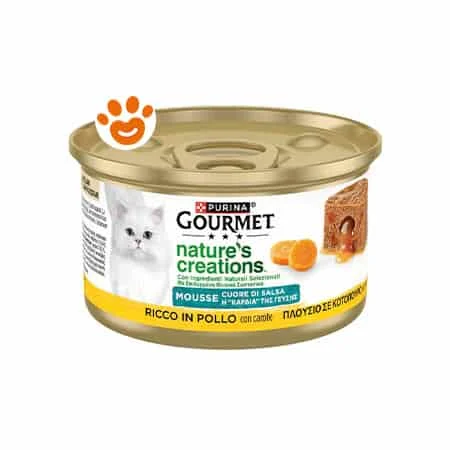 Purina Gourmet Nature’s Creations Mousse Pollo e Carote