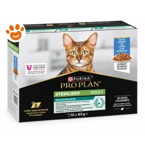 Purina Pro Plan Cat Sterilised in Salsa con Coniglio