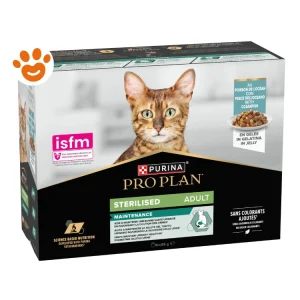 Purina Pro Plan Cat W Sterilised in Salsa con Pesce Bianco