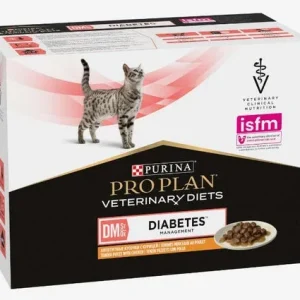 Purina Pro Plan Veterinary Diet Dm Diabetes Management Per Gatto Con Pollo 85Gr