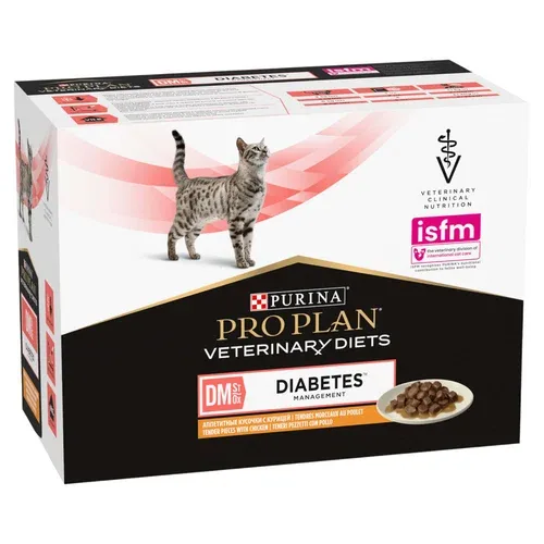 PURINA Veterinary Cat DM Diabetic Pollo 85gr (Singola)