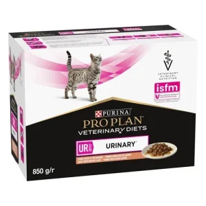 PURINA Veterinary Diets Gatto UR Urinary Salmone 10x85gr (Pack)