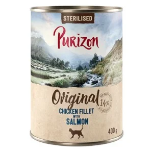 Purizon Adult Sterilised 6 x 400 g - senza cereali