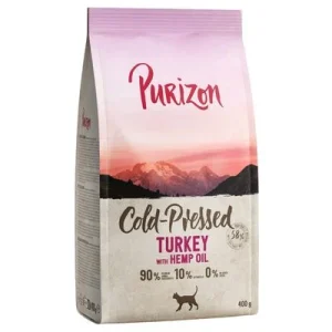 Purizon Coldpressed Tacchino con Olio di Canapa Crocchette per gatto ► compra ora ✔