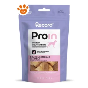 Record Dog Proin Snack Delizie di Coniglio con Mela