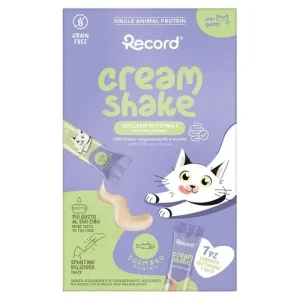 RECORD Snack Gatto Cream Shake Intestinal Sgombro 7pz
