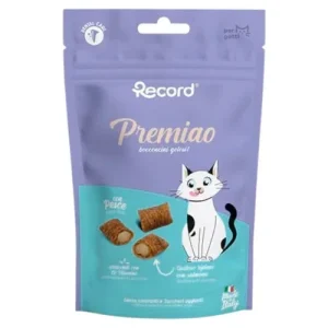 RECORD Snack Gatto Premiao Crunchy Pesce 50gr