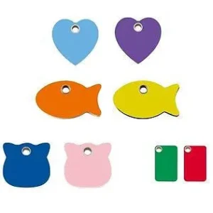 REDDINGO Medaglietta Personalizzata Piatta in Plastica