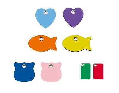 REDDINGO Medaglietta Personalizzata Piatta in Plastica