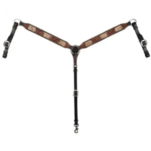 Reinsman Filigree w/Cowhide Underlay Pony Breastcollar