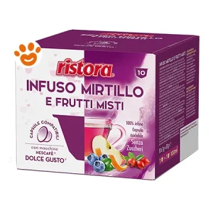 Ristora Capsule Dolce Gusto – Infuso Mirtillo e Frutti Misti