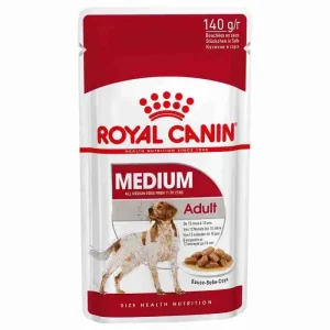 ROYAL CANIN CANE BOCCONI IN SALSA BUSTA MEDIUM ADULT 140 GR