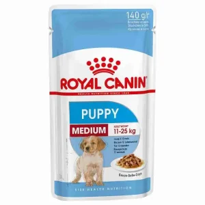 ROYAL CANIN CANE BOCCONI IN SALSA BUSTA MEDIUM PUPPY 140 GR
