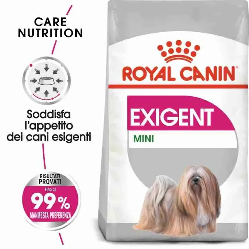 ROYAL CANIN CROCCHETTE CANE EXIGENT MINI KG 1