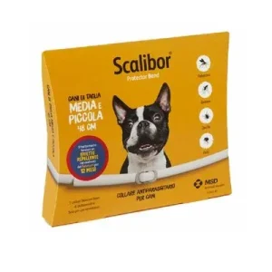 Scalibor Collare Antiparassitario Per Cani Di Taglia Piccola e Media 48cm