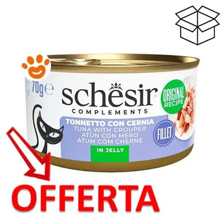 Schesir Cat Adult Filetti di Tonnetto con Cernia - Image 2