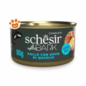 Schesir Cat After Dark Complete Filetti in Brodo di Pollo con Uovo di Quaglia