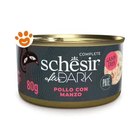 Schesir Cat After Dark Complete Paté di Pollo con Manzo
