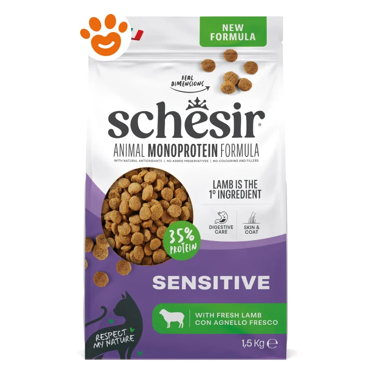 Schesir Cat Animal Monoprotein Formula Sensitive con Agnello