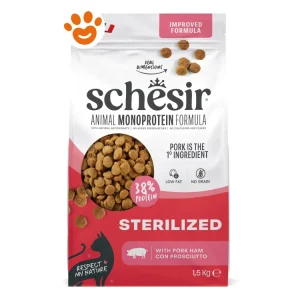 Schesir Cat Animal Monoprotein Formula Sterilized al Prosciutto