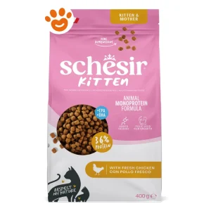 Schesir Cat Animal Monoprotein Kitten al Pollo