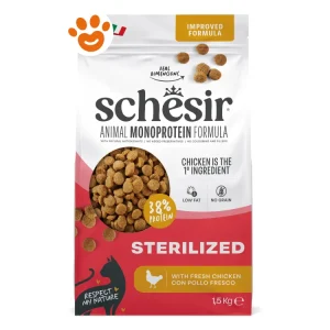 Schesir Cat Animal Monoprotein Sterilized al Pollo