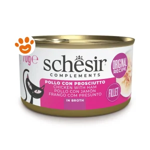 Schesir Cat Pollo con Prosciutto in Brodo di Pollo