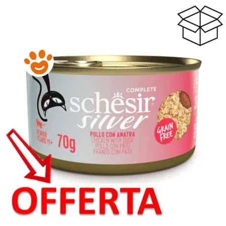 Schesir Cat Senior Silver Filetti di Pollo con Anatra - Image 2