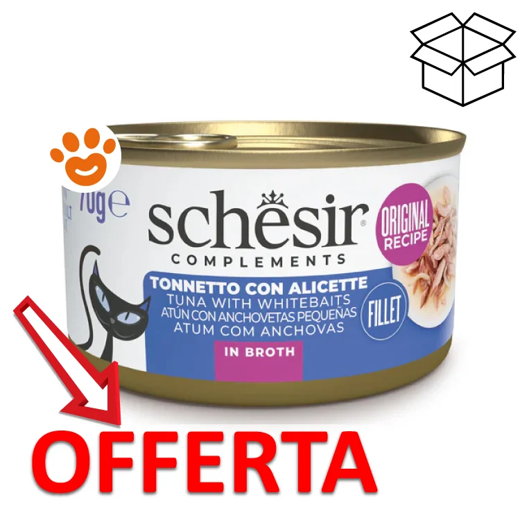 Schesir Cat Tonnetto con Alicette in Brodo - Image 2