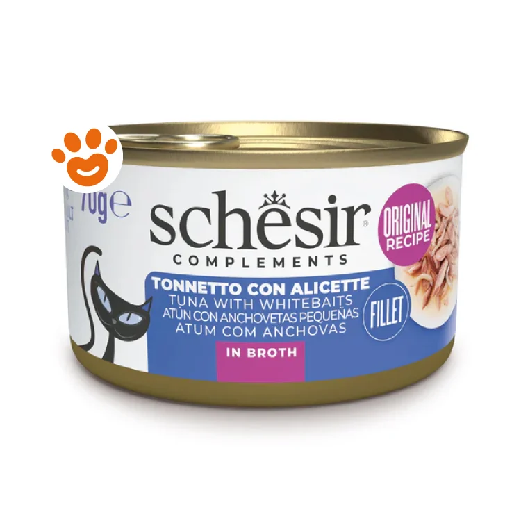 Schesir Cat Tonnetto con Alicette in Brodo