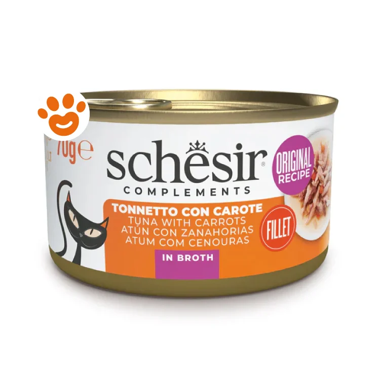 Schesir Cat Tonnetto con Carote in Brodo