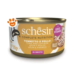 Schesir Cat Tonnetto con Filetti di Pollo in Brodo