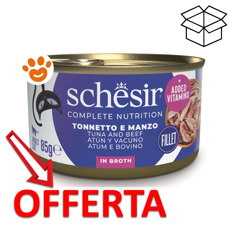 Schesir Cat Tonnetto e Manzo in Brodo - Image 2