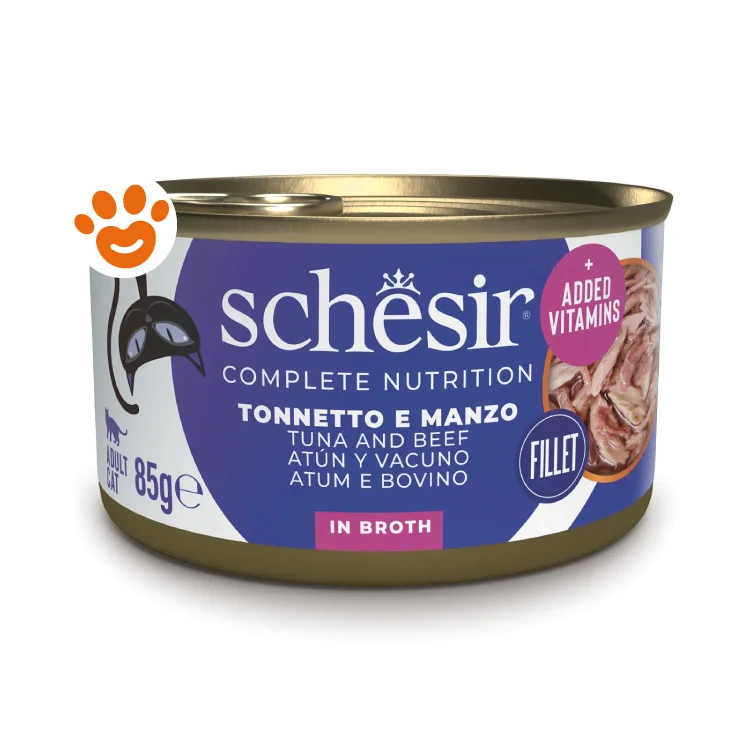 Schesir Cat Tonnetto e Manzo in Brodo