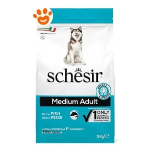 Schesir Dog Medium Adult Ricco in Pesce