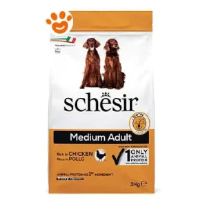 Schesir Dog Medium Adult Ricco in Pollo