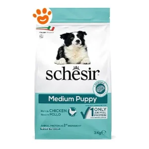 Schesir Dog Medium Puppy Ricco in Pollo