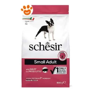 Schesir Dog Small Adult con Prosciutto