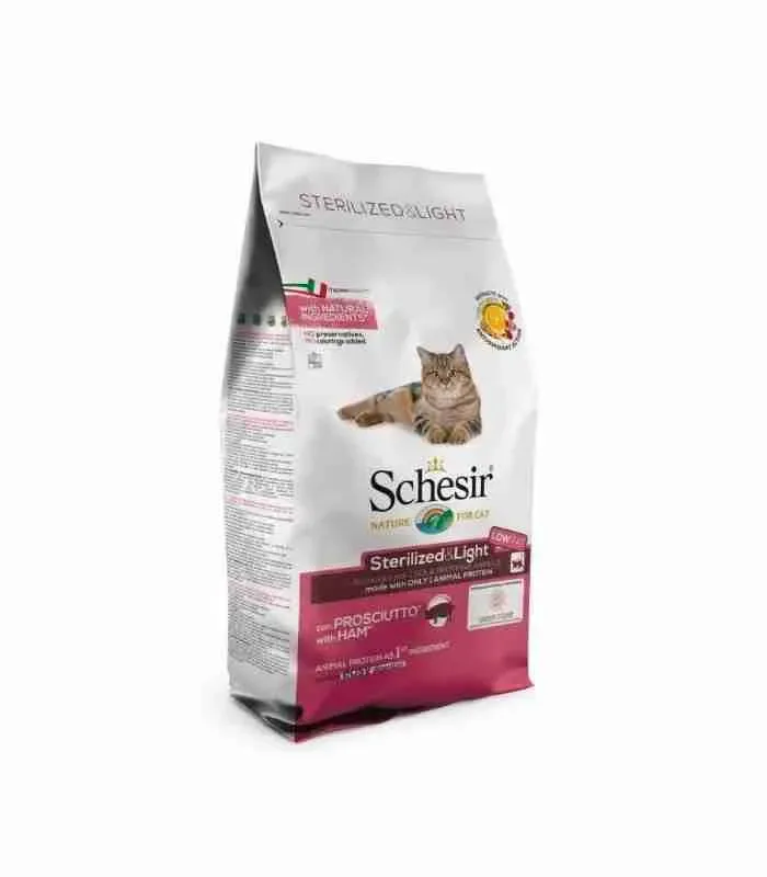 SCHESIR GATTO CROCCHETTE STERILISED KG 1,5 PROSCIUTTO