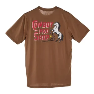 Sendero Provisions Co Men wboy Pro Shop Brown Tee