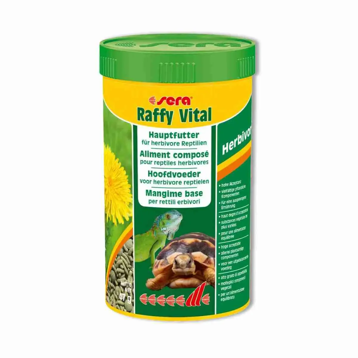 SERA RAFFY MANGIME BASE PER RETTILI ERBIVORI VITAL LT 1 GR 190