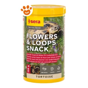 Sera Tortoise Flowers & Loops Snack