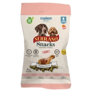 SERRANO Cane Snack Ossetti Tacchino 100Gr