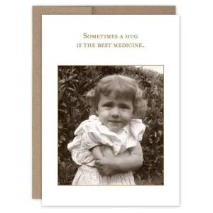 Shannon Martin Design Hug Is Best Medicine Get Well Card